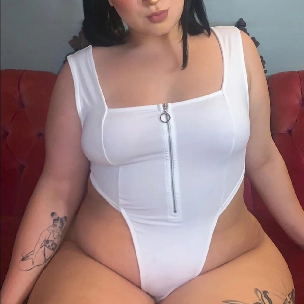 High cut bodysuit